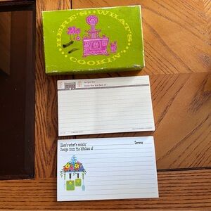 Vintage Recipe Cards